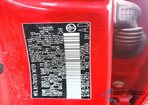 2016 Toyota Corolla L from USA, damaged, VIN 2T1BURHE1GC527871